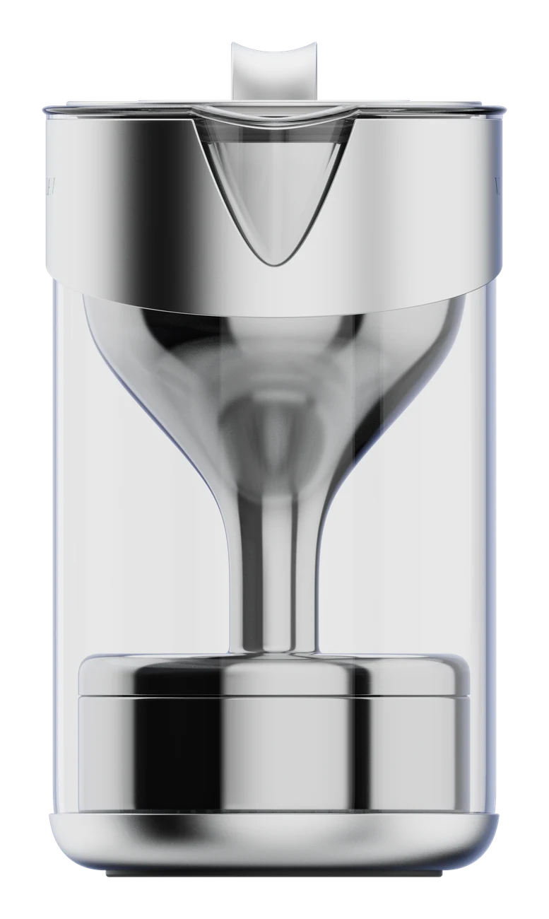 The Valinor pitcher in glass and stainless steel