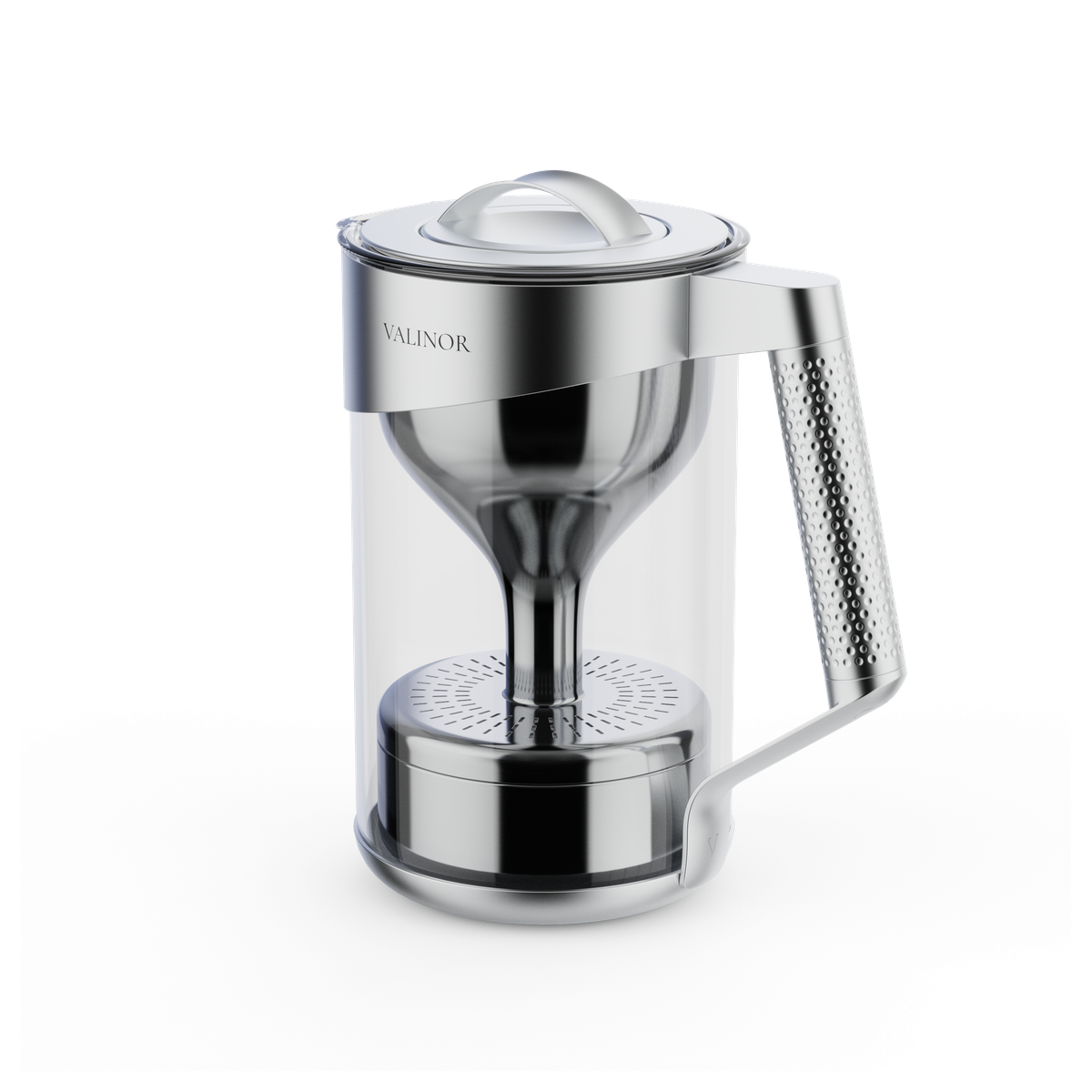 The assembled Valinor pitcher — chalice and filter working as one system